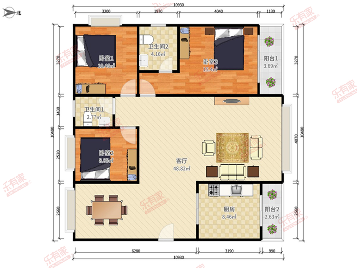 鹏达天泽名居户型图