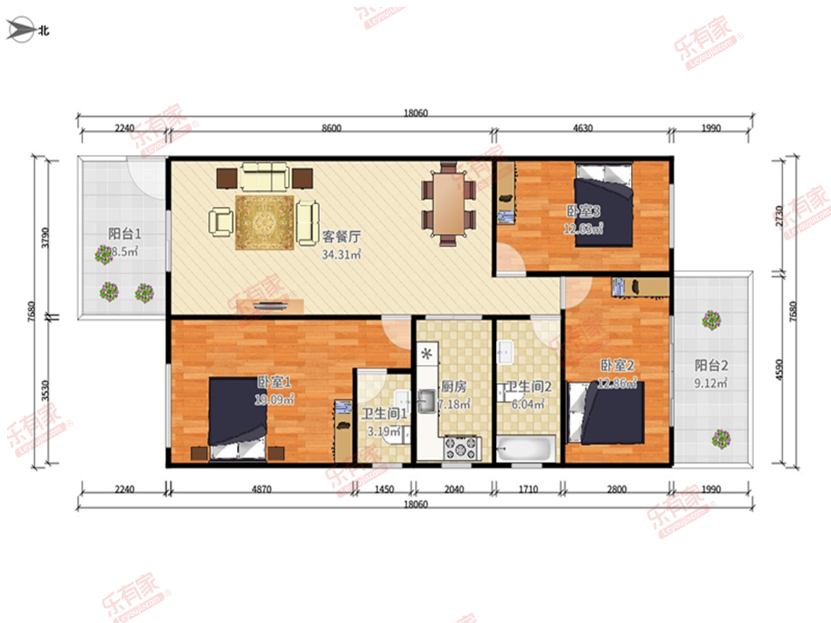 金宝兴业家园二期户型图