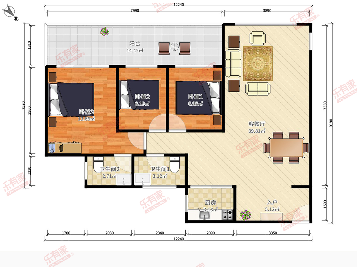 深业新岸线三期户型图