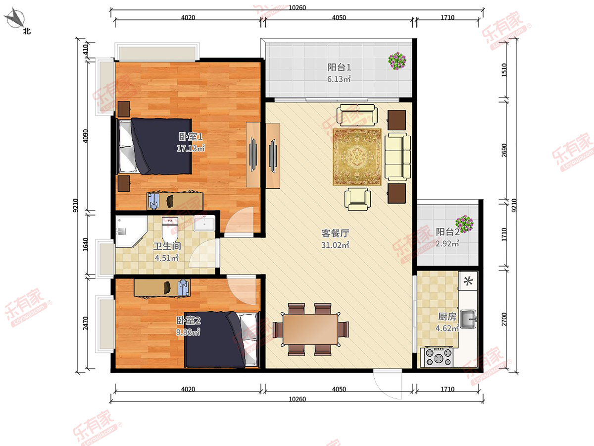 新月明珠花园户型图