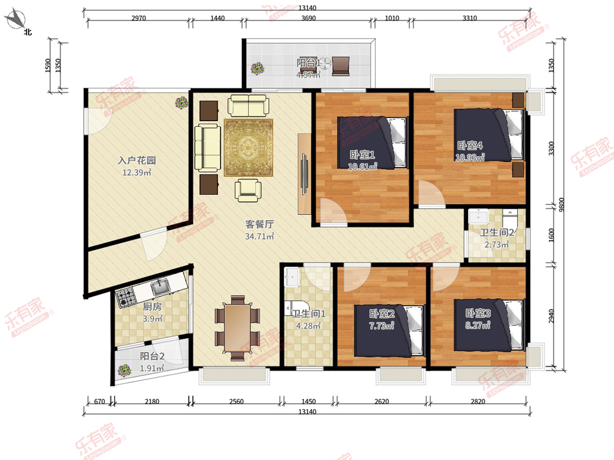 山湖雅苑户型图