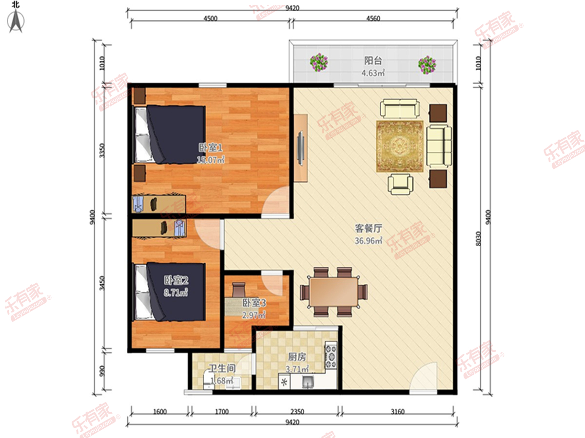 恒翠轩 6房2厅1卫 170.39㎡-东莞恒翠轩二手房