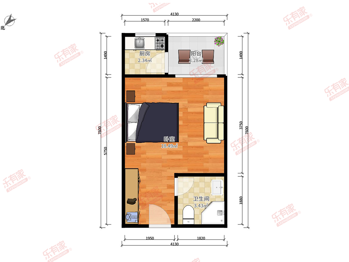 欧阳锦华公寓商住楼户型图