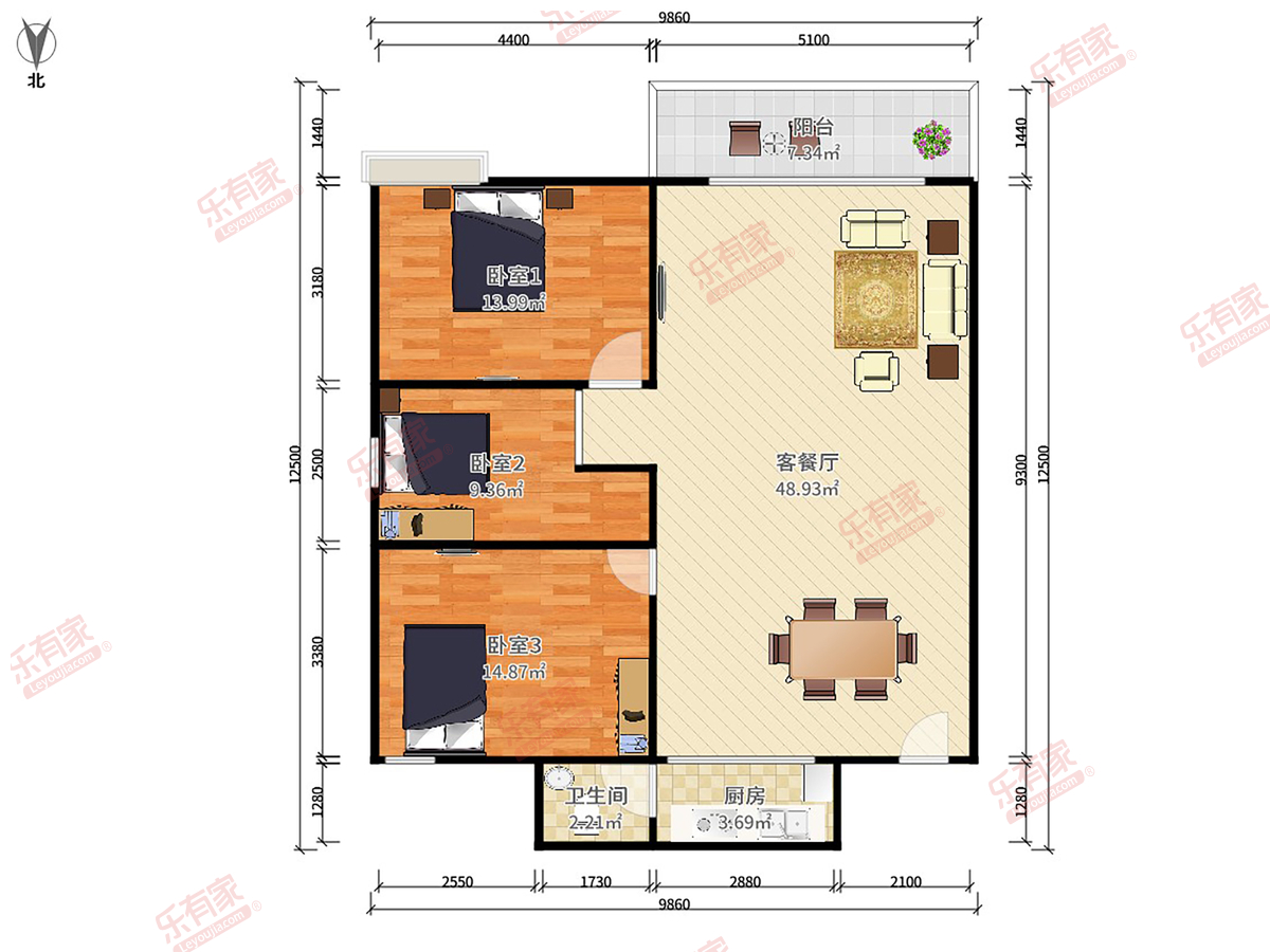 江门美吉特广场CCMALL户型图