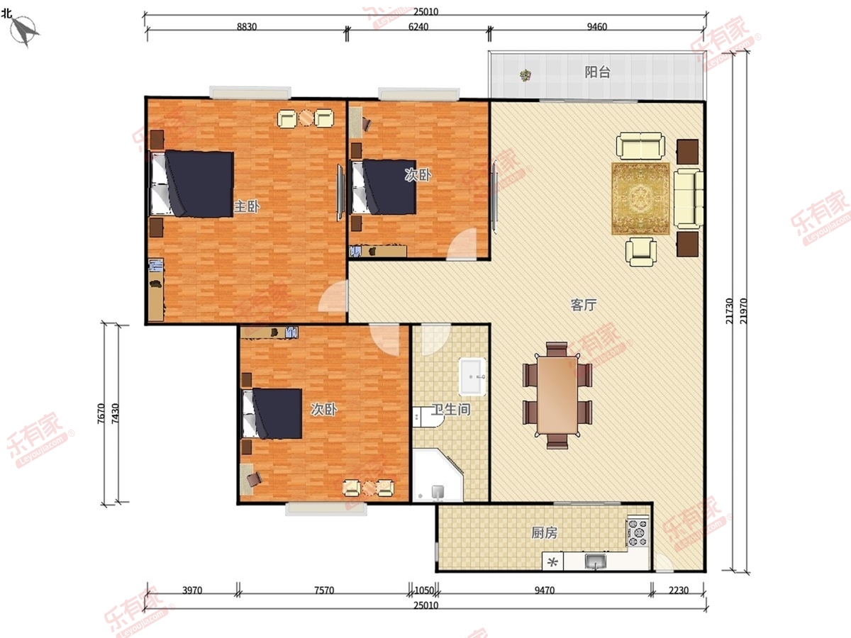 西山上筑户型图