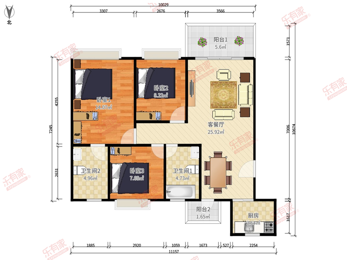 钜隆东逸湾花园户型图