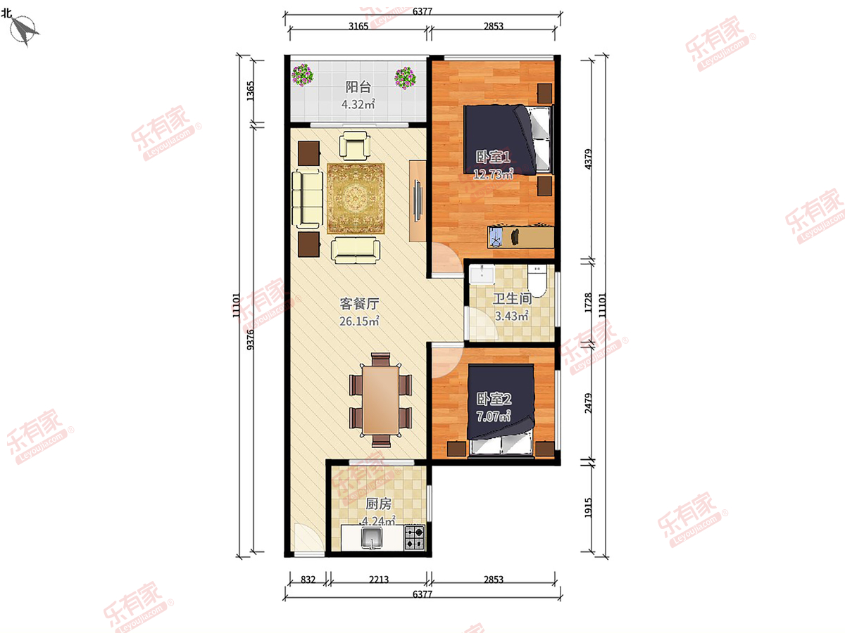 丰泰橡树溪谷户型图