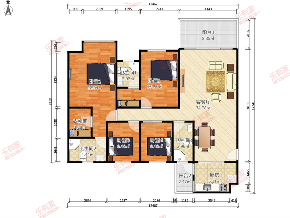 华南碧桂园翠山蓝天苑户型图