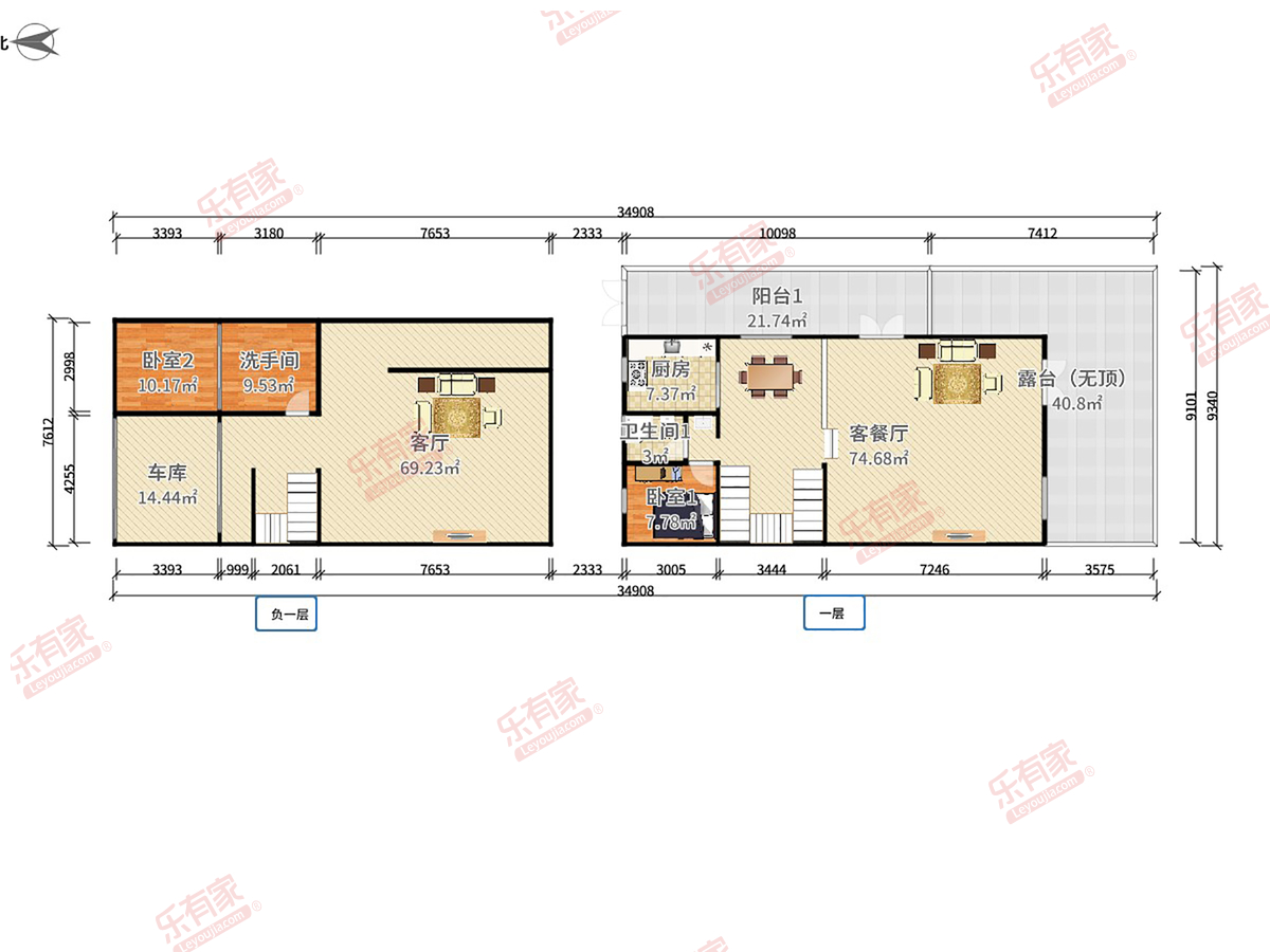 高使用率，车位更是无忧，户型方正满足大家庭居家感。-深圳中海香樟墅二手房