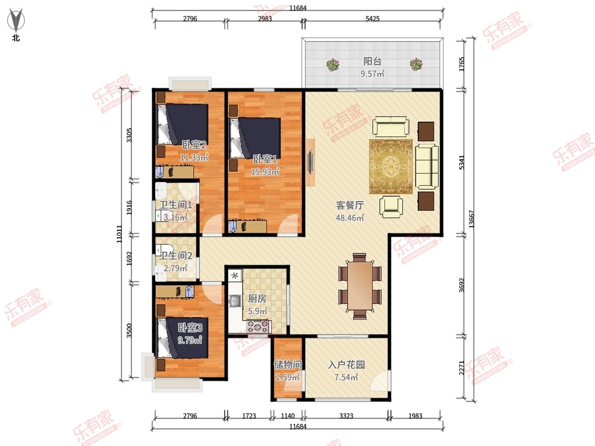 东江学府二期户型图
