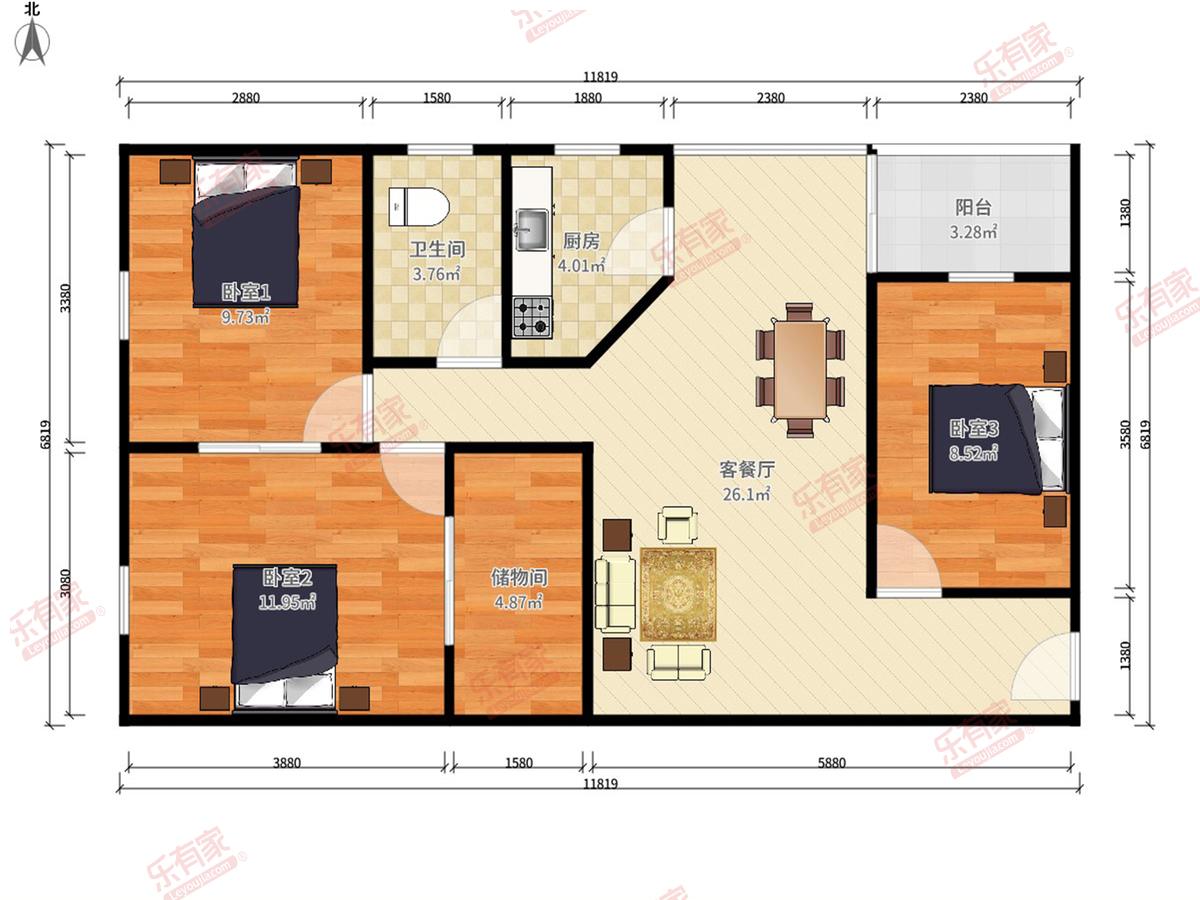 华景新城（五期）户型图