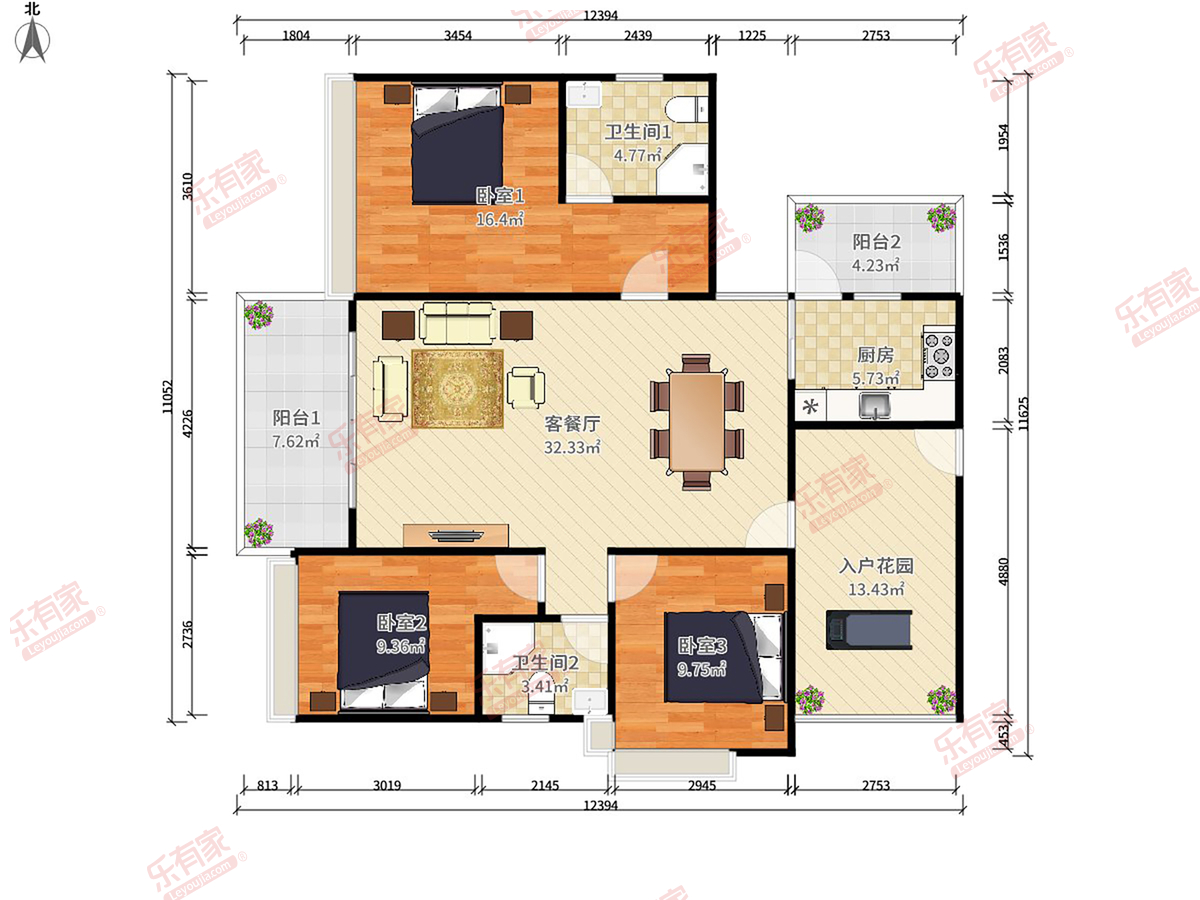 益田大运城邦六期户型图