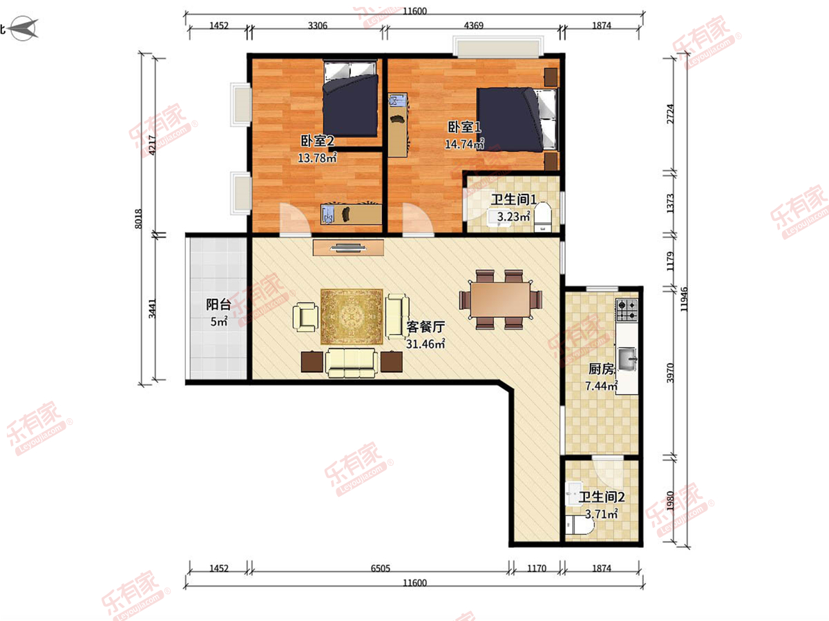 嘉仕花园户型图