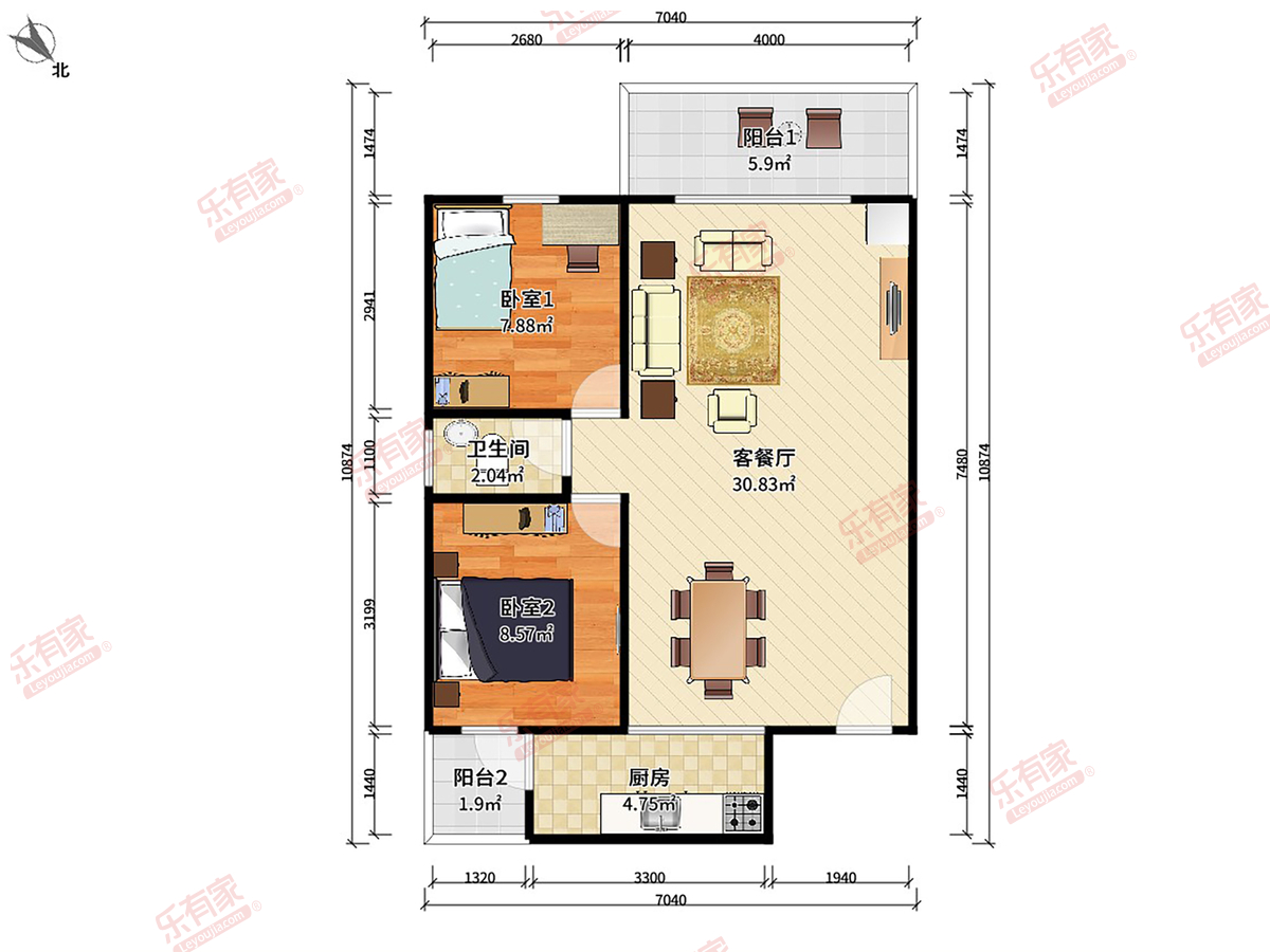 江门美吉特广场CCMALL户型图