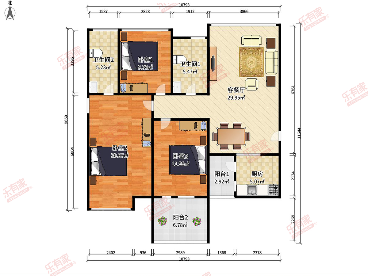金地梅陇镇三期户型图