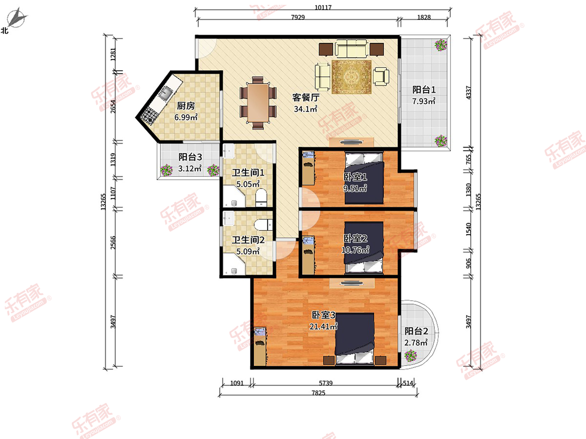 黄埔雅苑四期户型图
