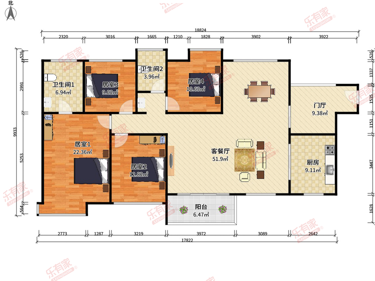 广业成学府道户型图