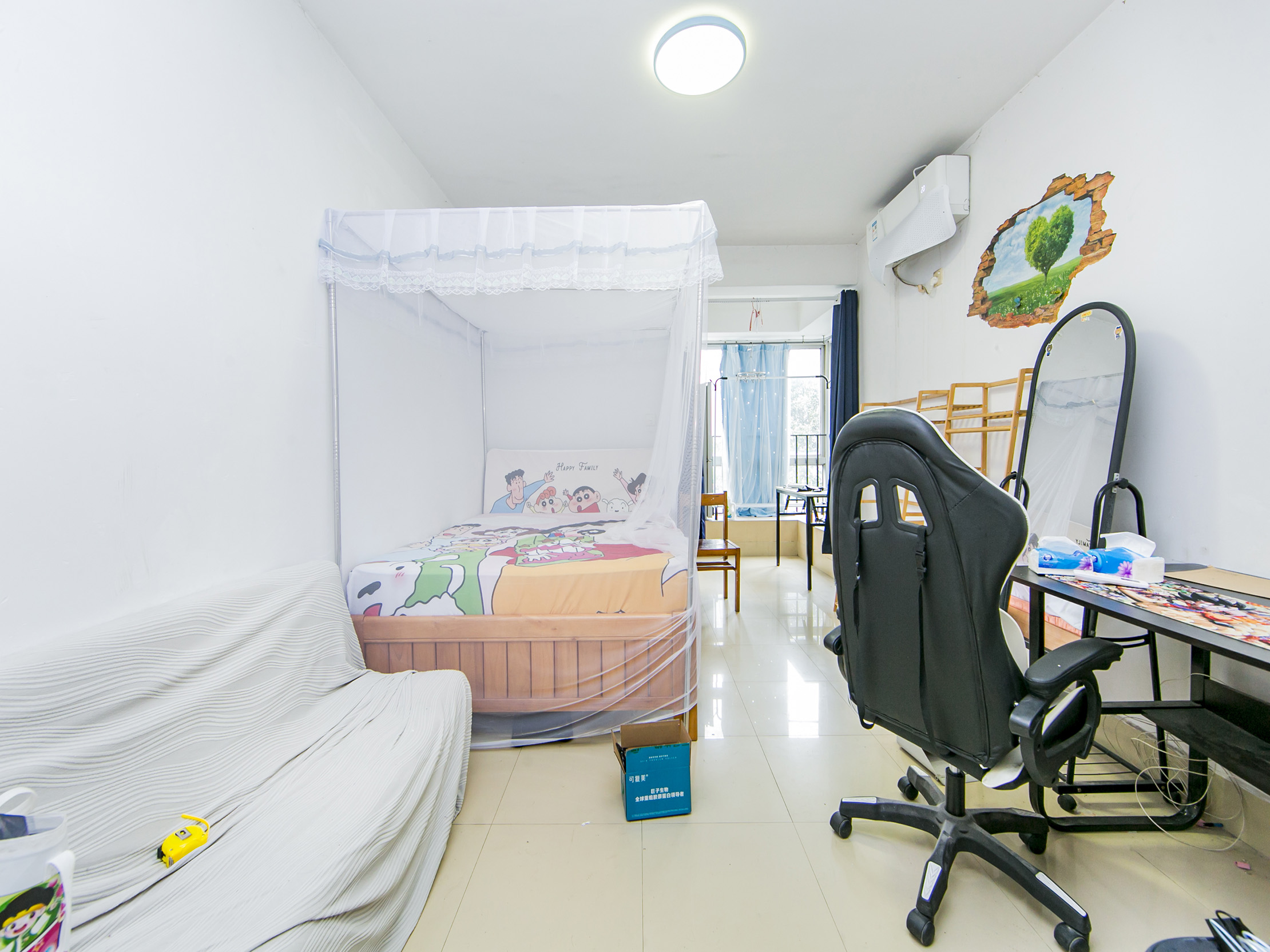 学子荔园顶楼复式，看房方便。