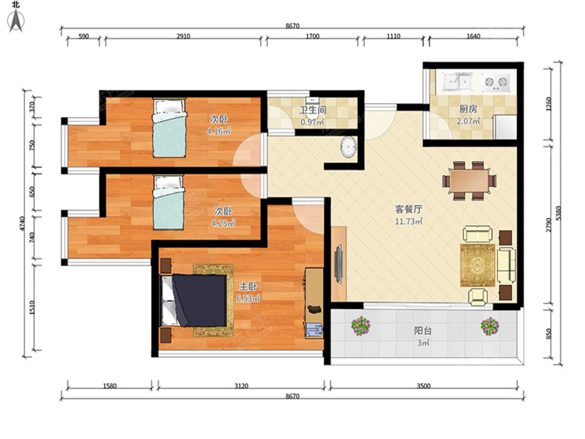 住宅B户型