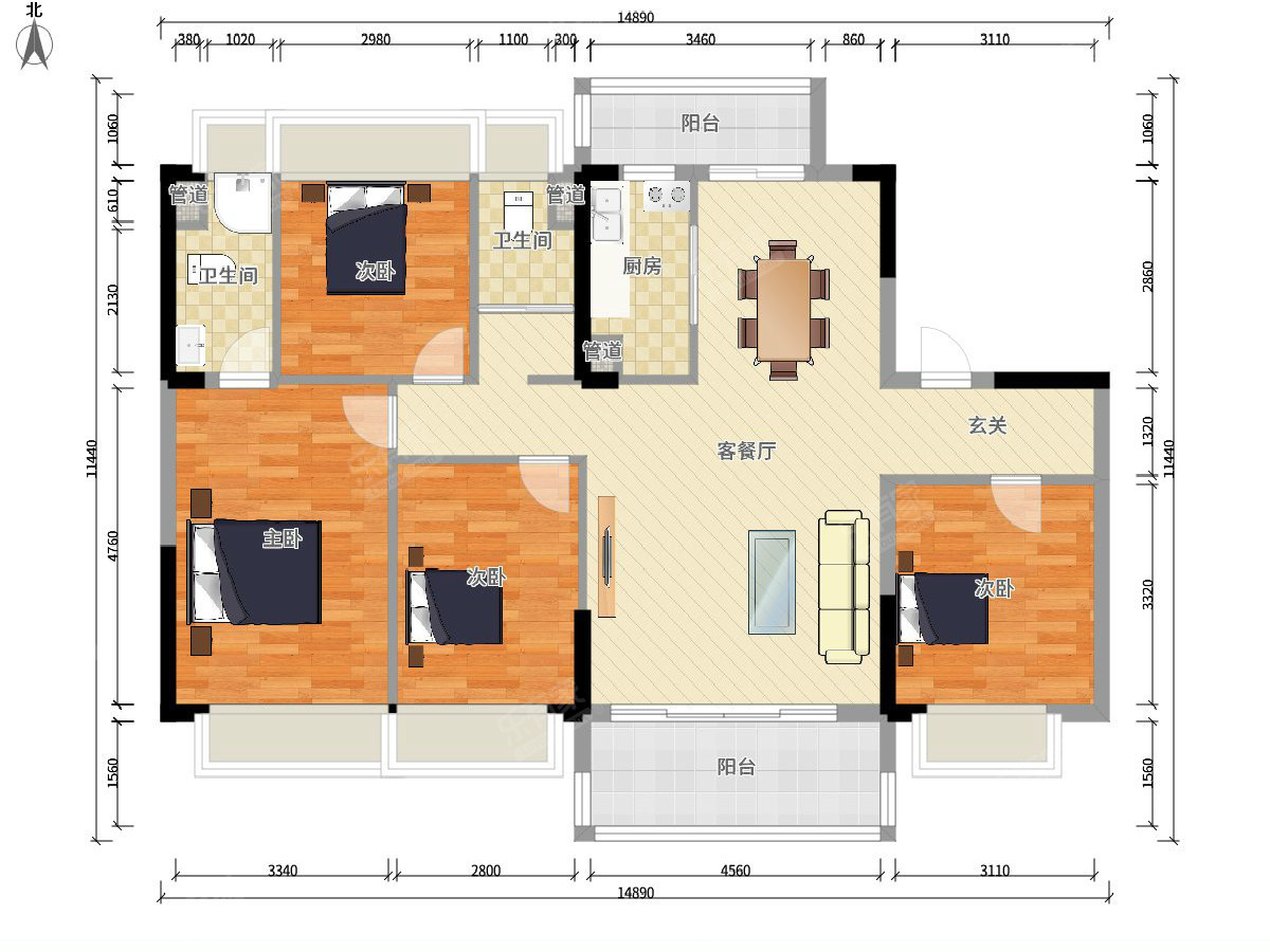 碧桂园天骄公馆户型图