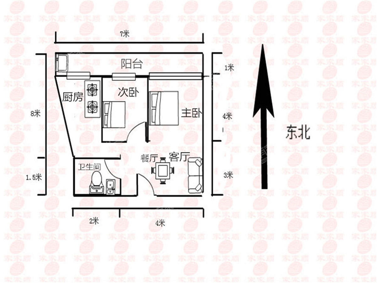 水木清晖园户型图