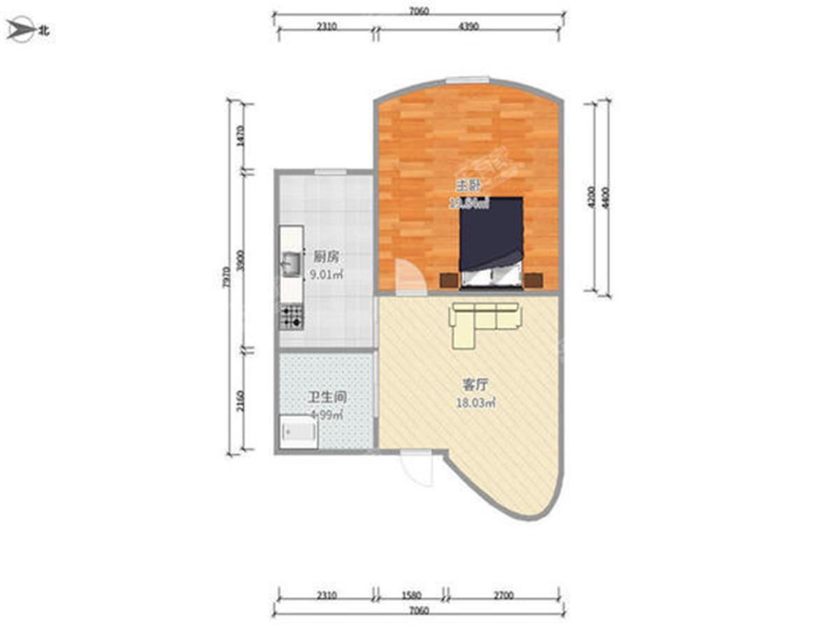 福田花园户型图