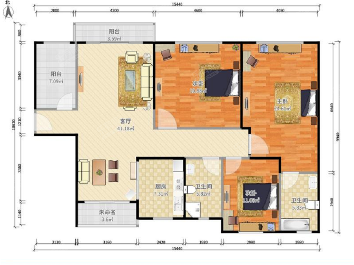 逸江府11、12栋02,03户型