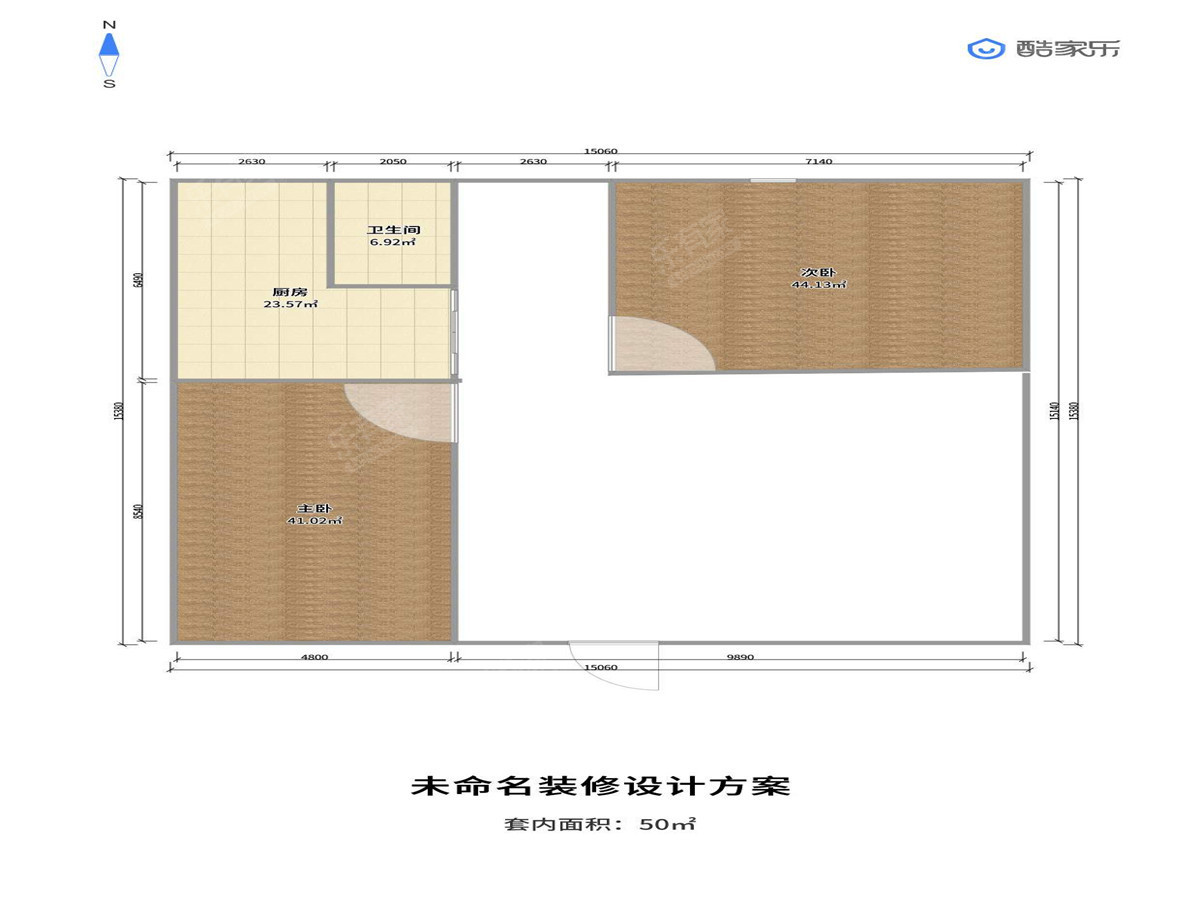 华山苑 2房1厅1卫 50㎡-深圳华山苑租房