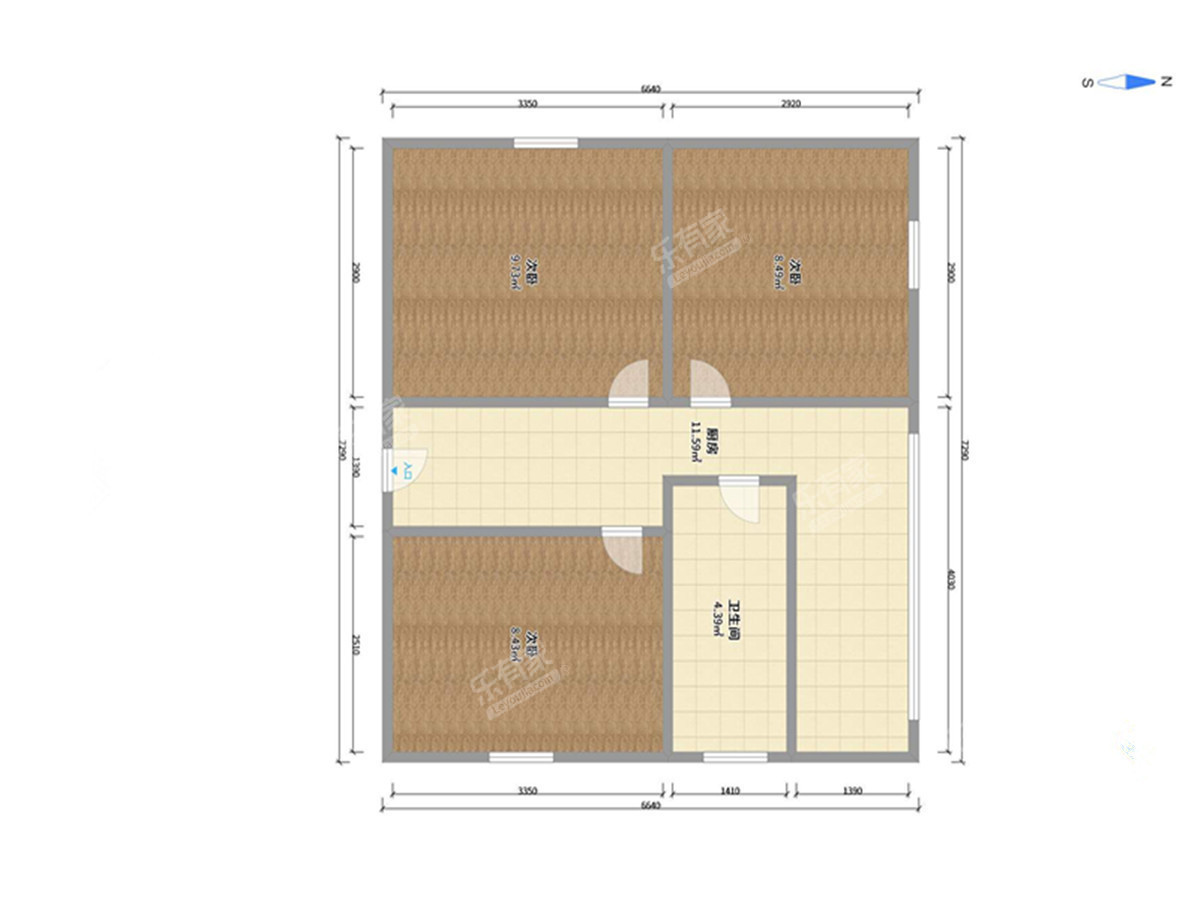 罗湖区广场北街户型图