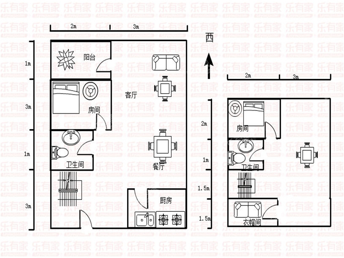 光耀财富公寓户型图