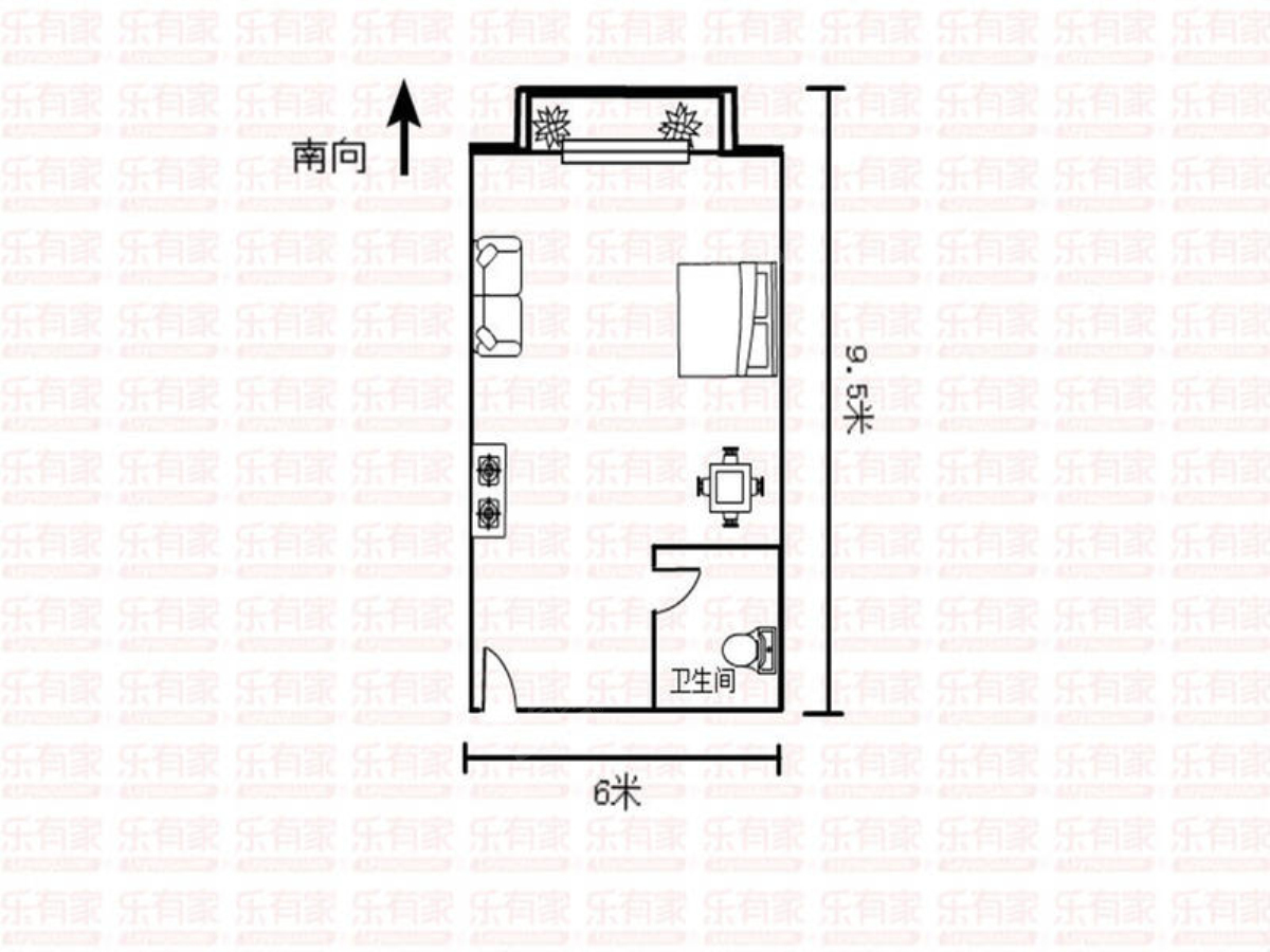 京仕国际公寓户型图
