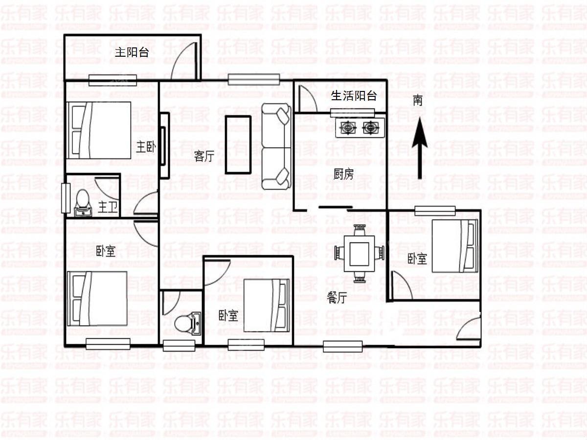 光耀银鹰花园户型图