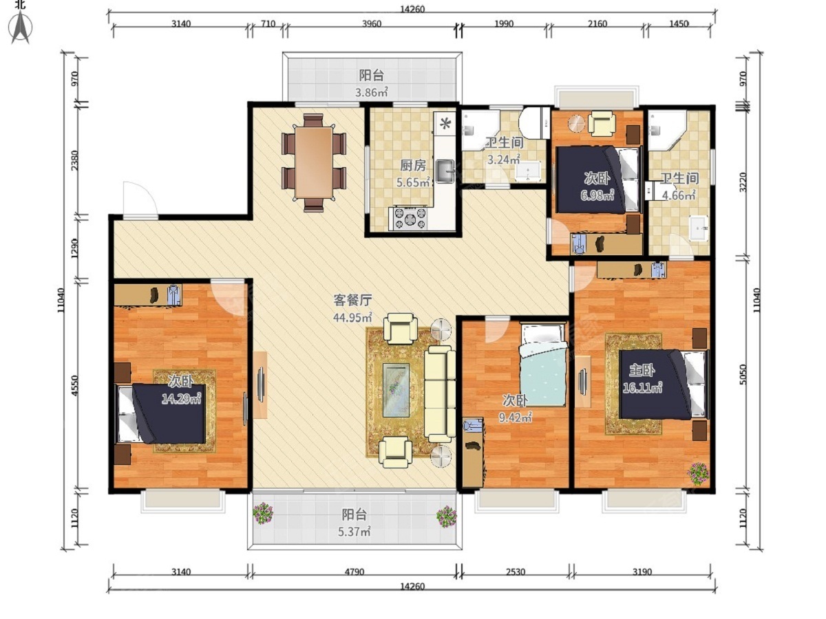 七号楼1/2单元01/03户型