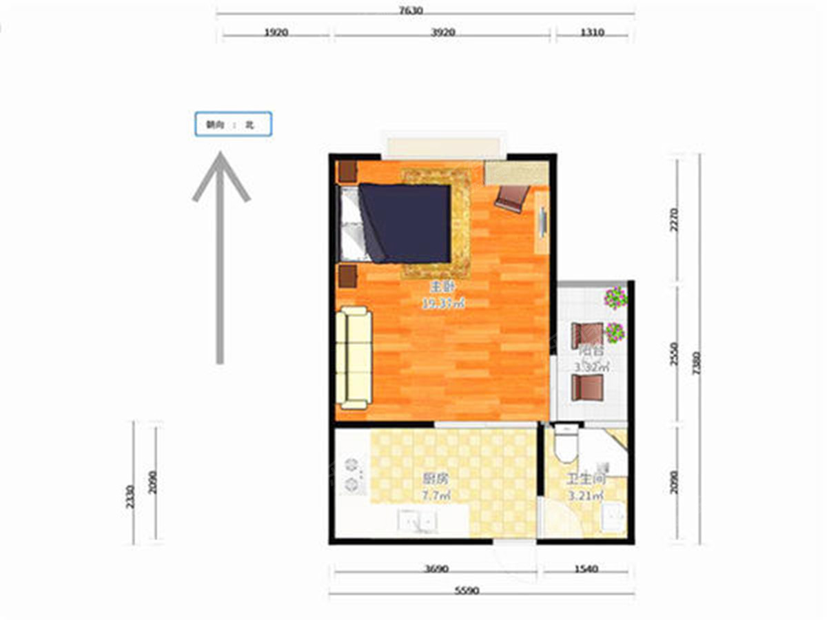新世纪领居D组团户型图