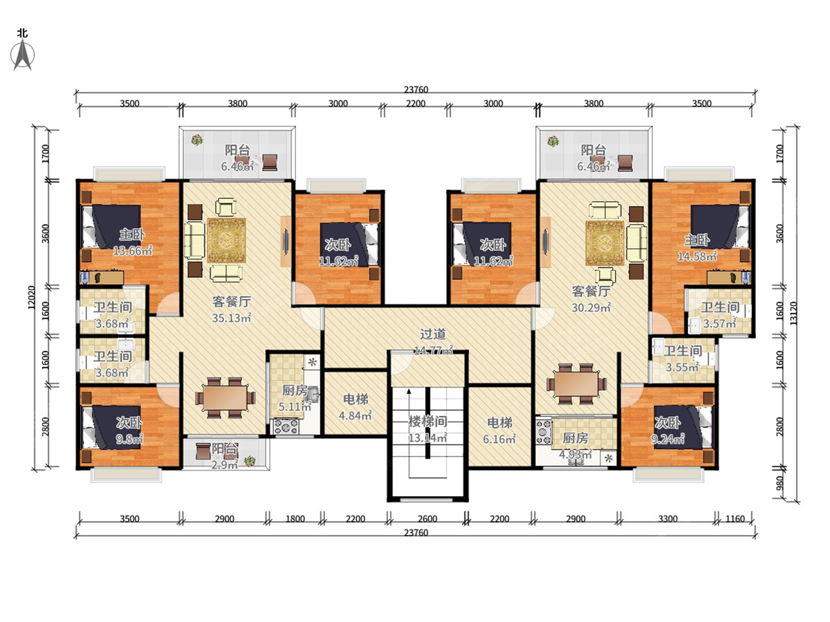新世纪君汇半岛112m²