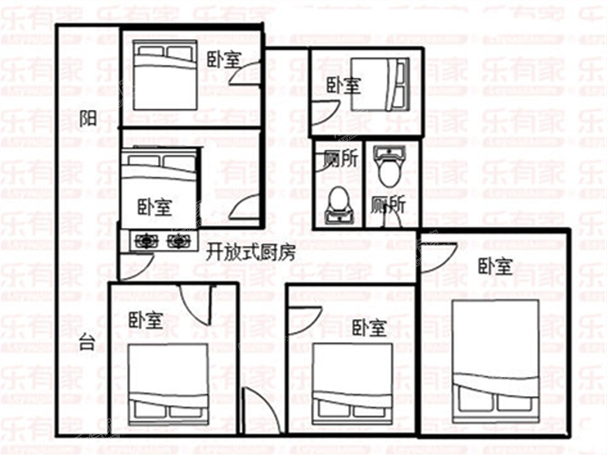 广物花园户型图