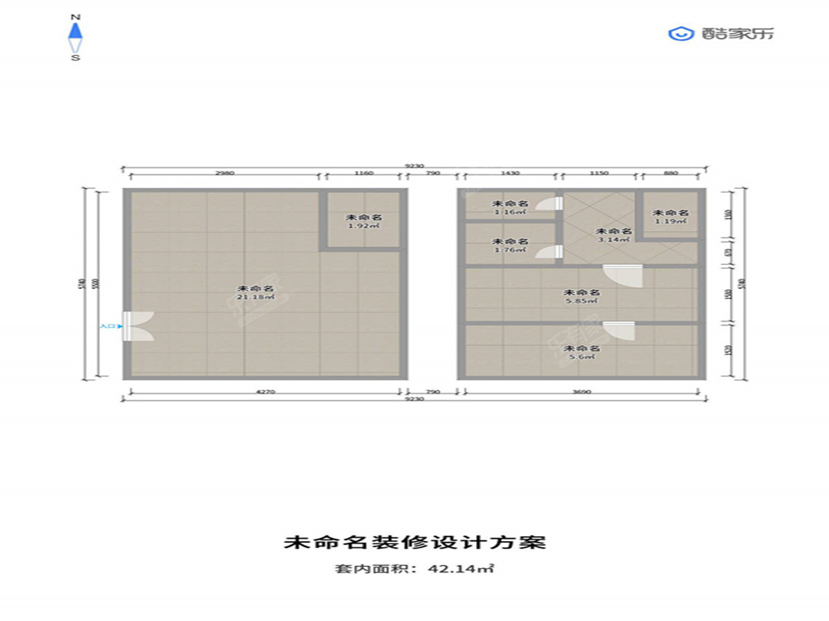 东海路中环广场户型图