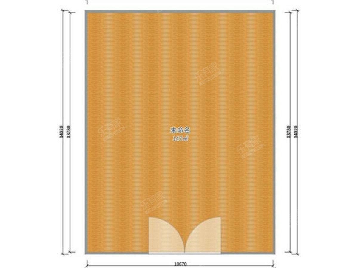 金华花园B区户型图