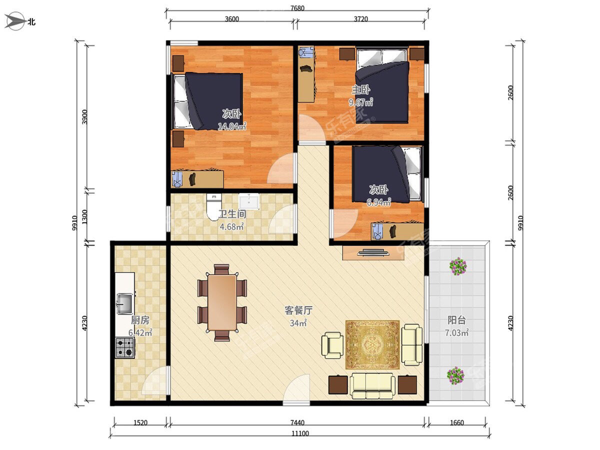 颐林雅院一期户型图