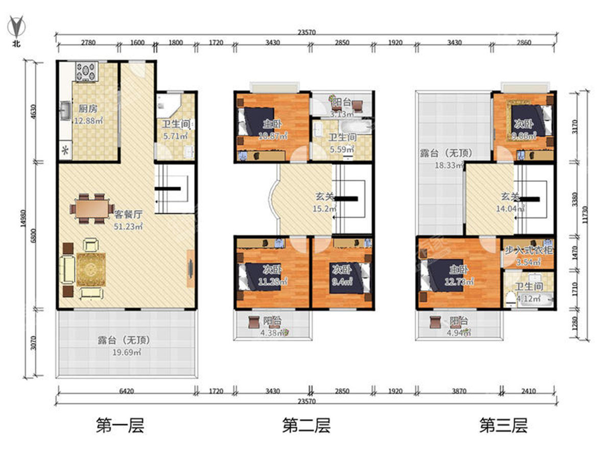 中信凯旋公馆户型图