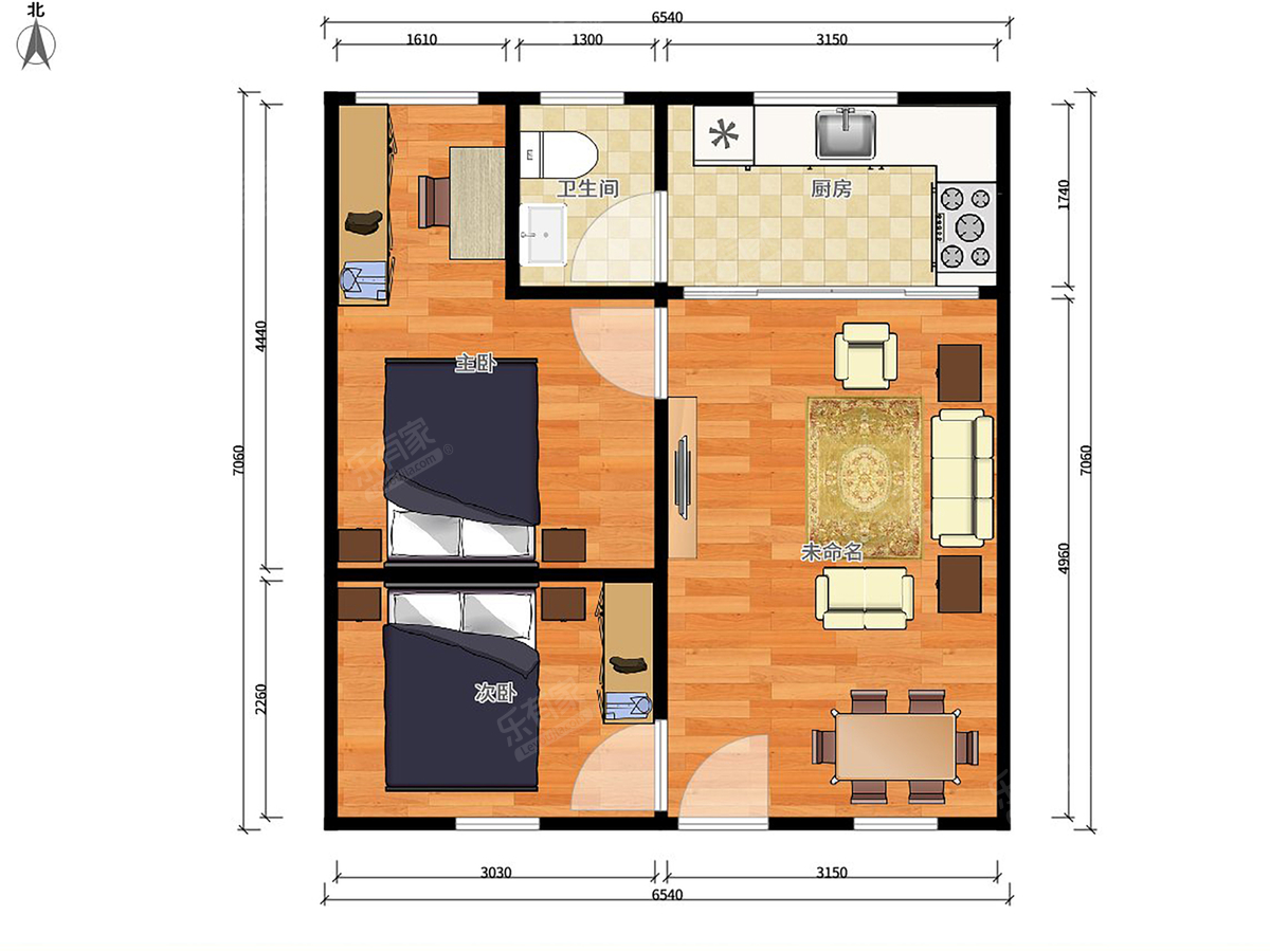 松泉公寓户型图