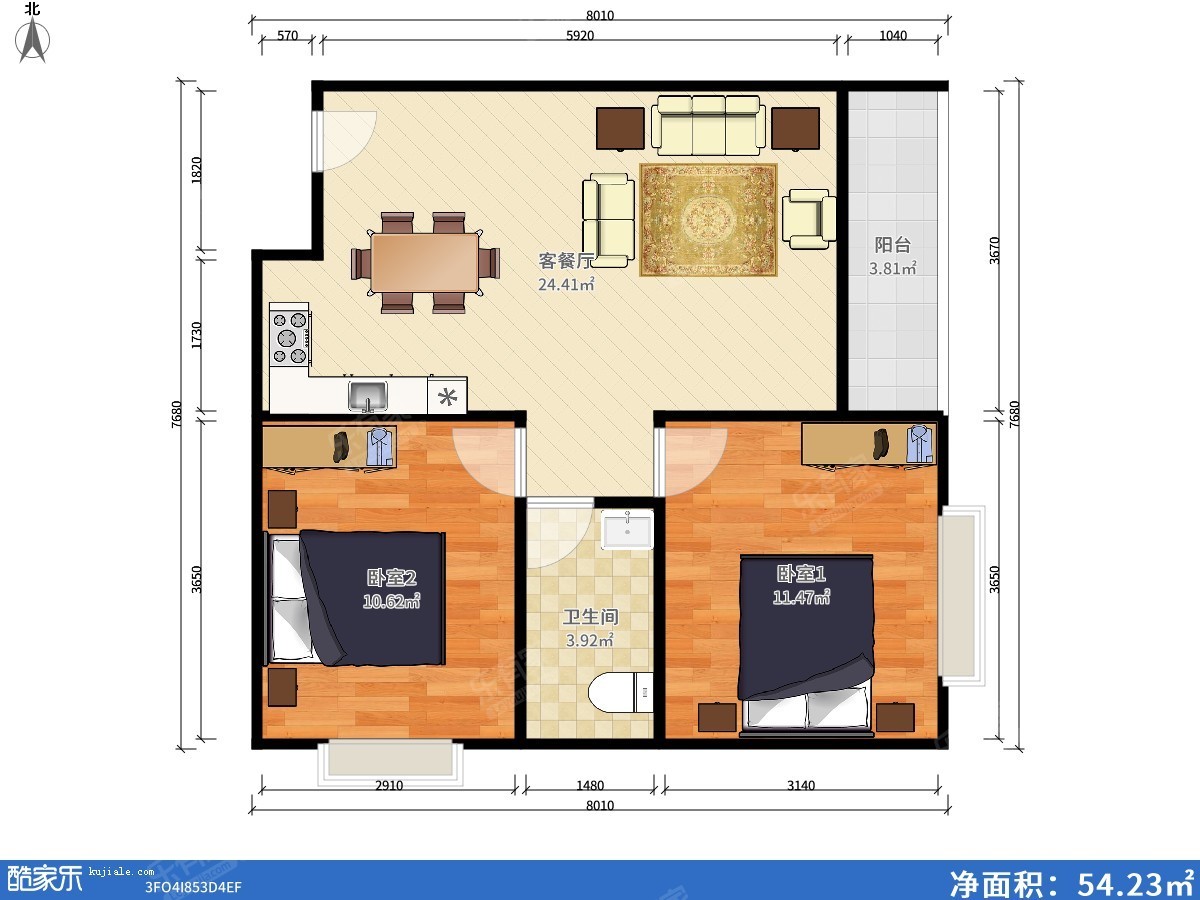 德润荣君府户型图