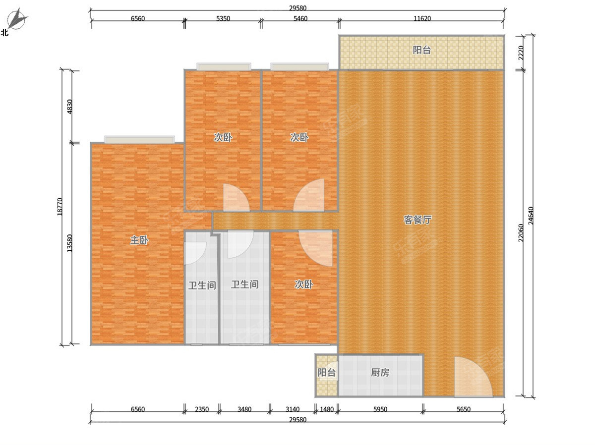 锦绣阳光四期户型图