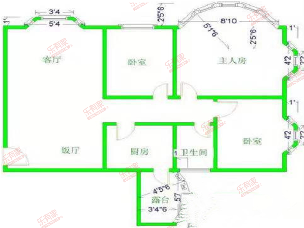 荔景山庄户型图