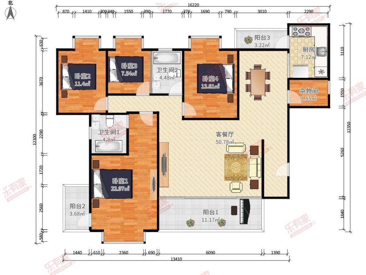 发展兴苑户型图