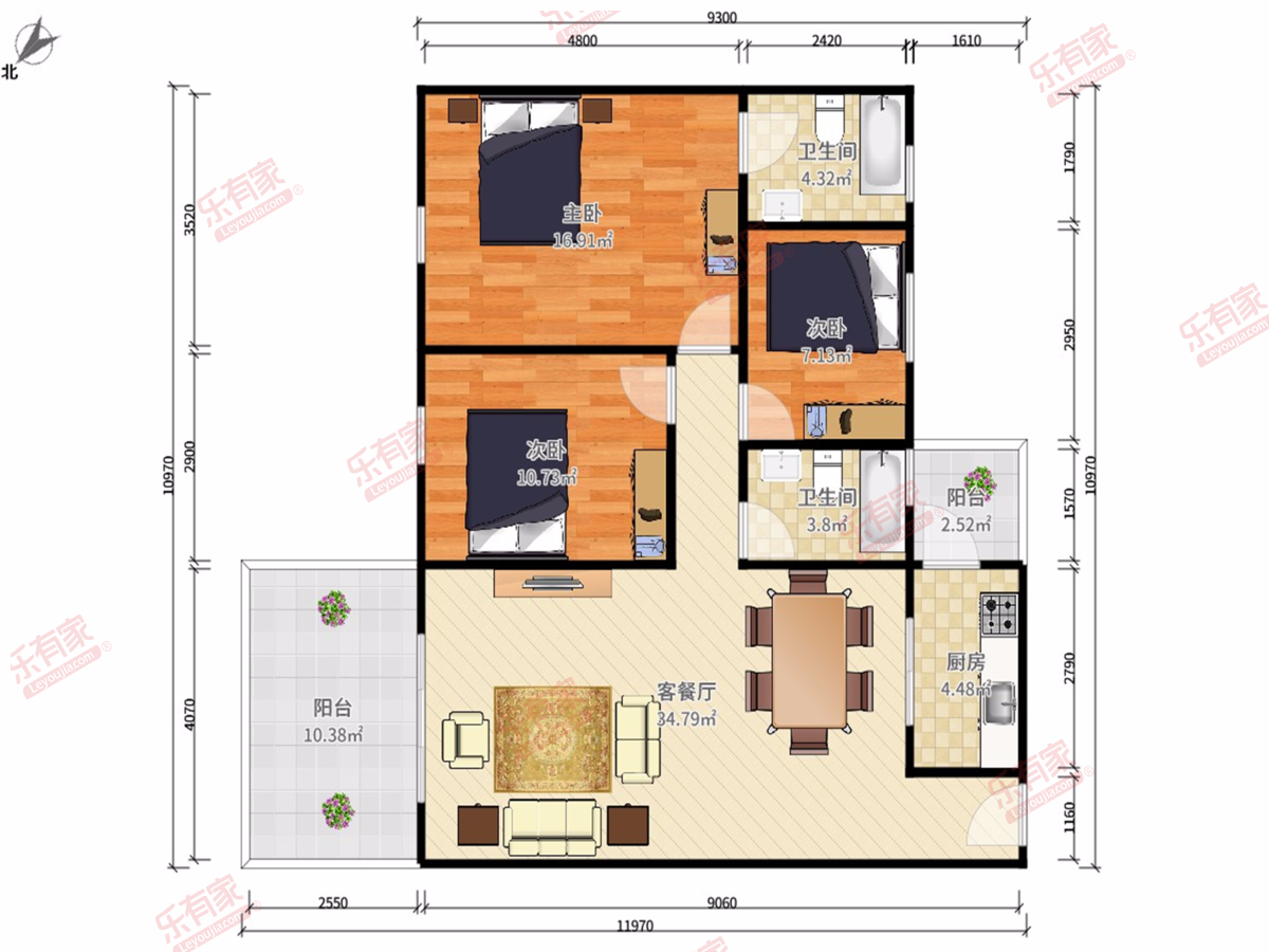 恒大江湾(商住楼)户型图