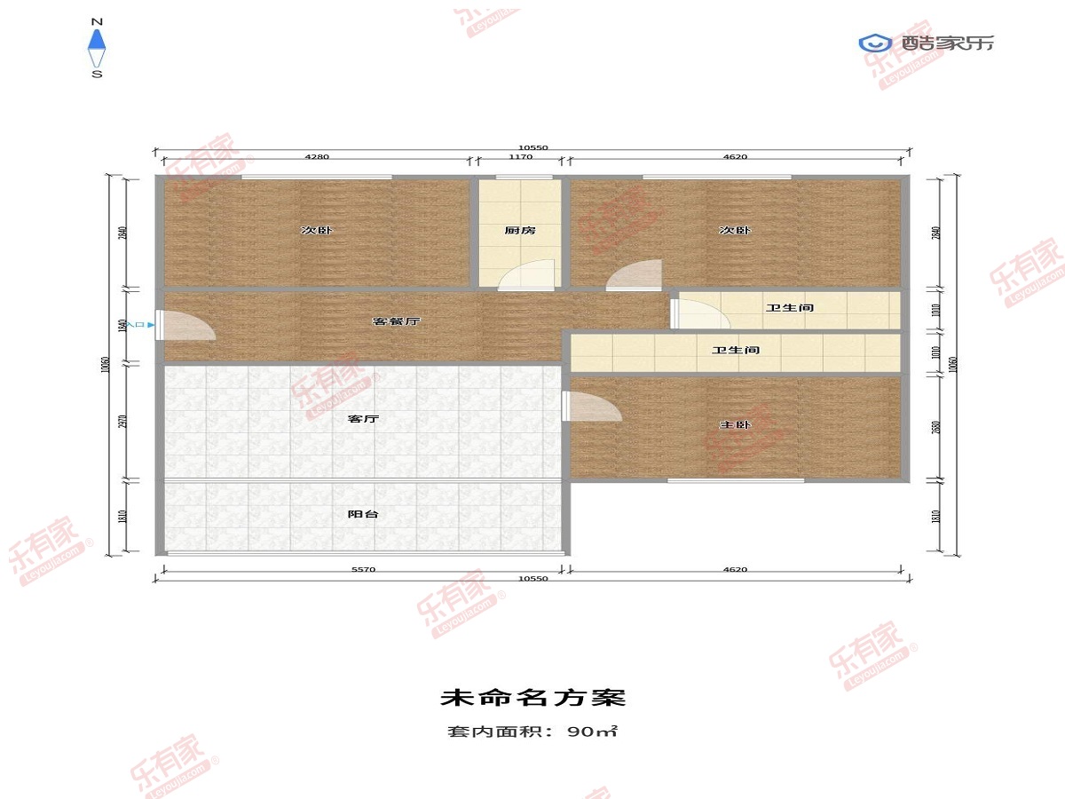 雍雅园 3房2厅2卫 90㎡-中山雍雅园租房