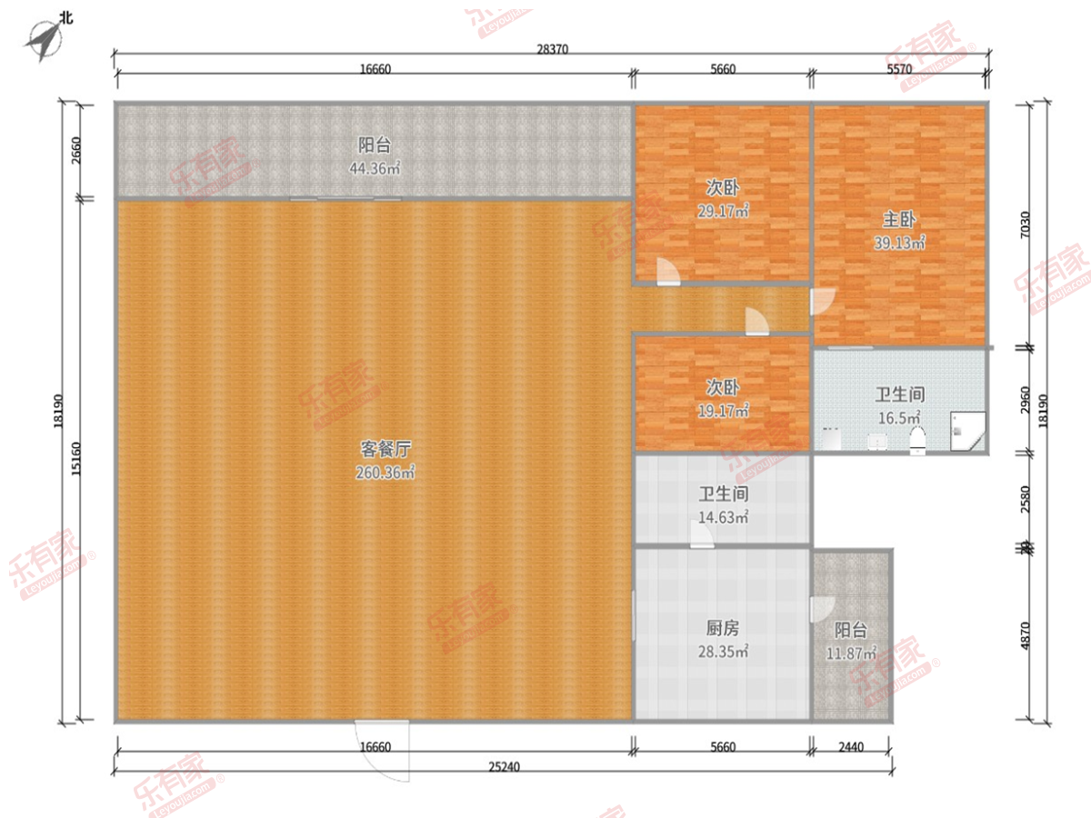 金宝江畔花园二期户型图