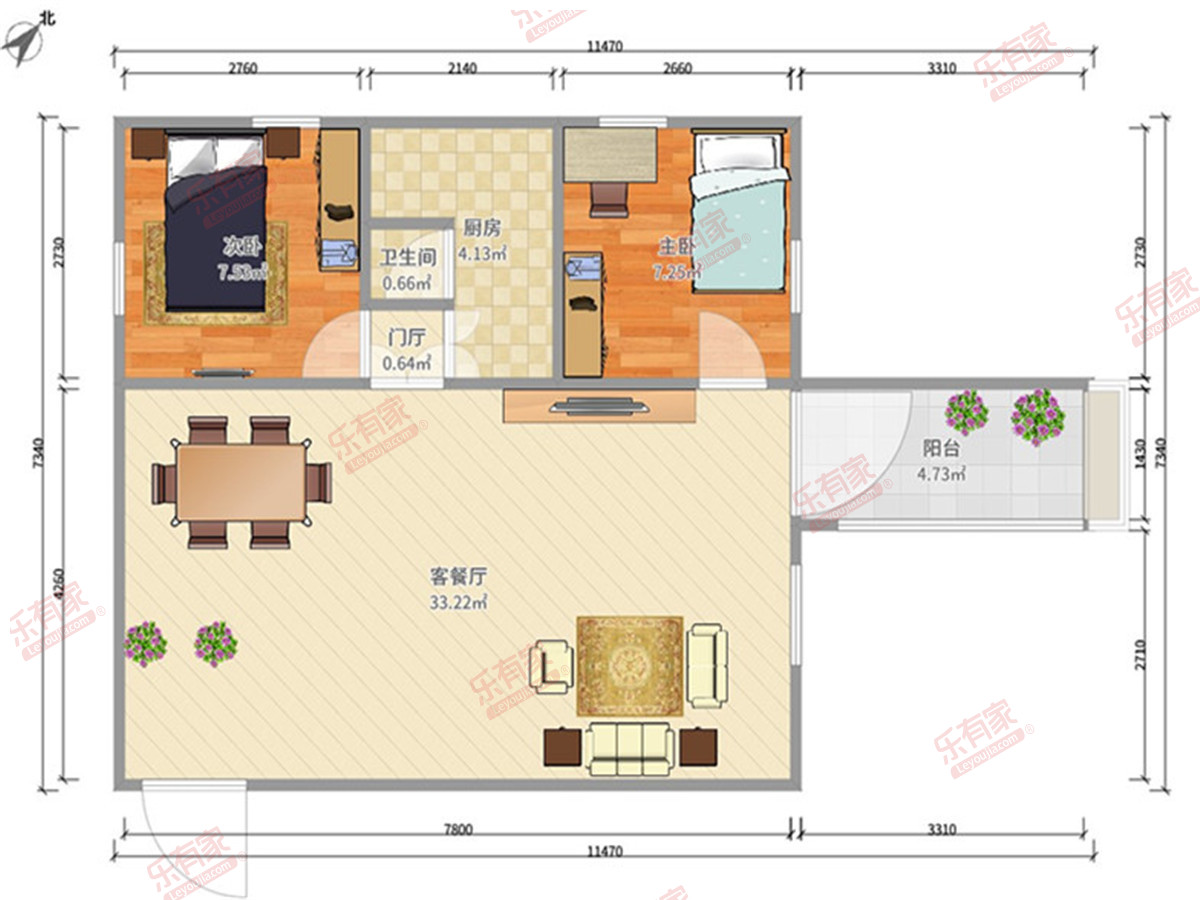 朗溪路户型图