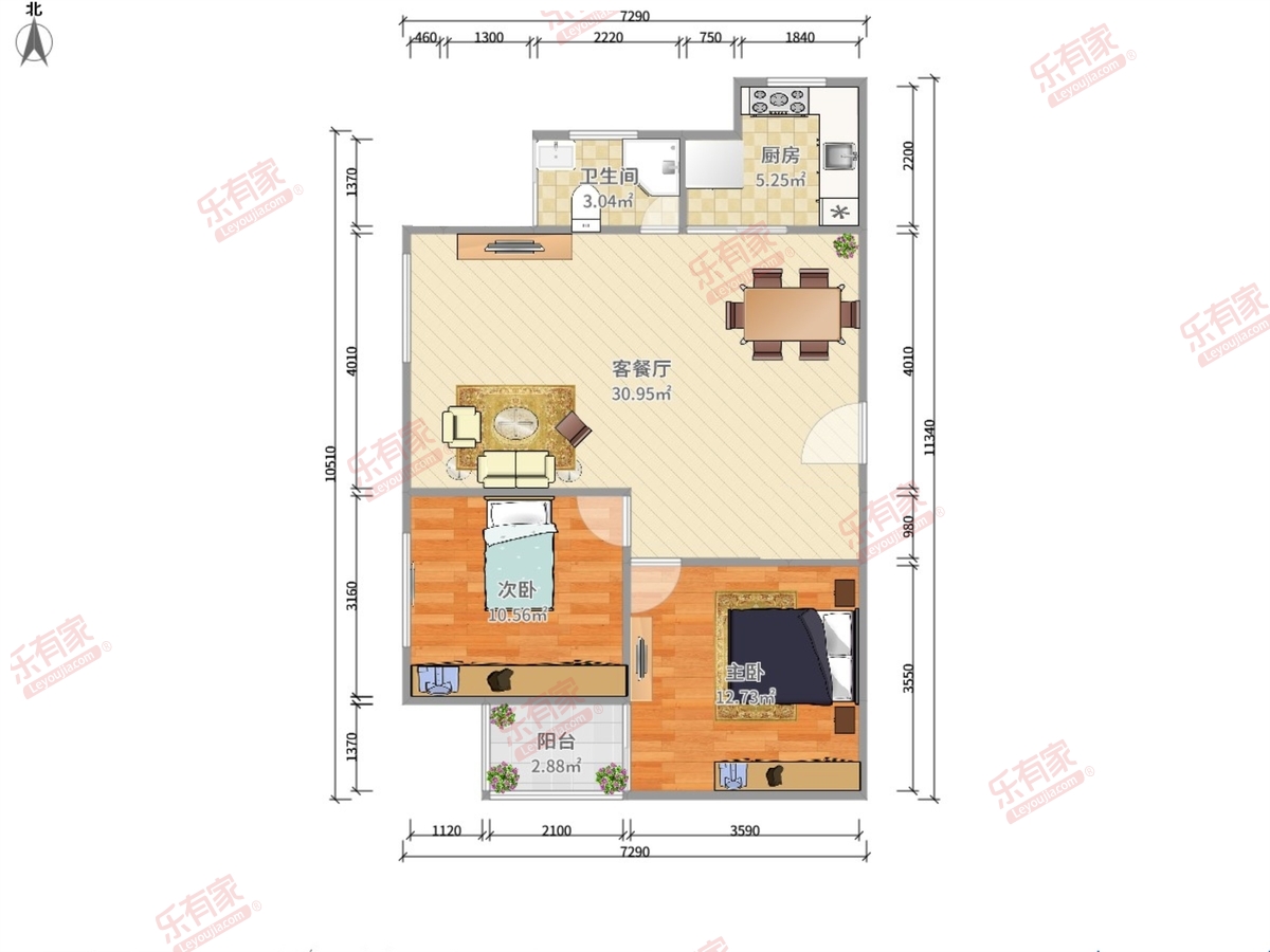 招商中环户型图